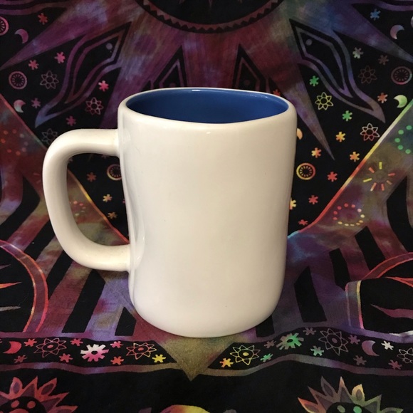 Rae Dunn patriotic BRAVE mug blue interior - Picture 4 of 6